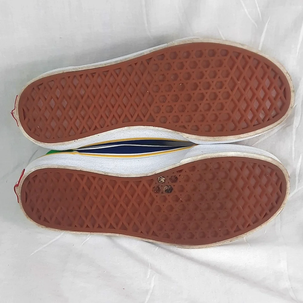 Vans Off The Wall Unisex Youth Shoes Size 5 Colorful Old Skool